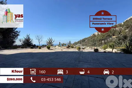 Kfour 160m2 | 200m2 Terrace | Astonishing View | Catch | EH/TO