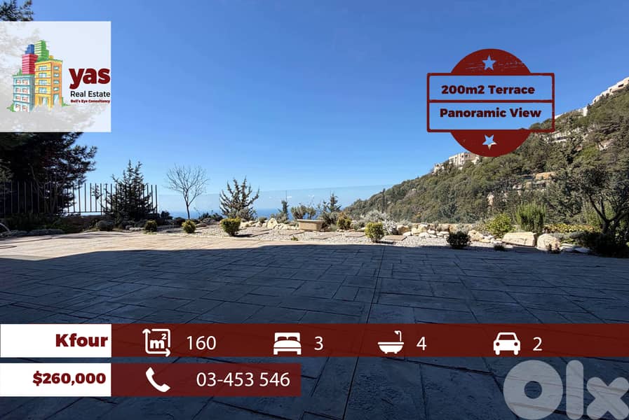 Kfour 160m2 | 200m2 Terrace | Astonishing View | Catch | EH/TO 0