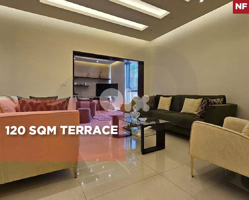 terrace, storage, elevator, 2 parking, Ballouneh/ بلونة REF#NF01778 0