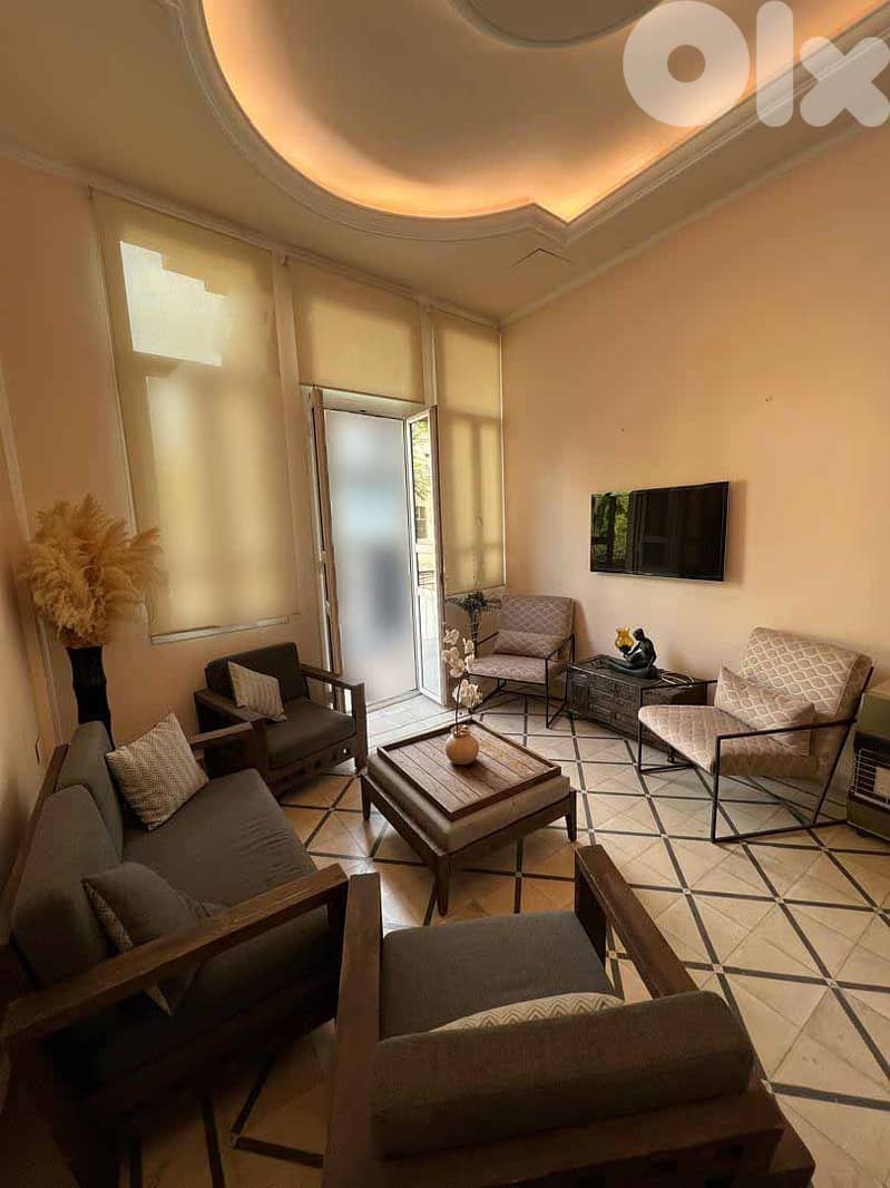 6 MONTHS | FULLY FURNISHED APT IN ACHRAFIEH PRIME | 90SQ | ACR-546 0