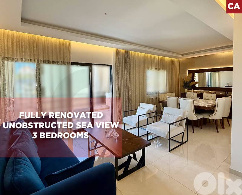 Fully Renovated, sea view, balcony, parking, Fatqa/فتقا REF#CA133846 0