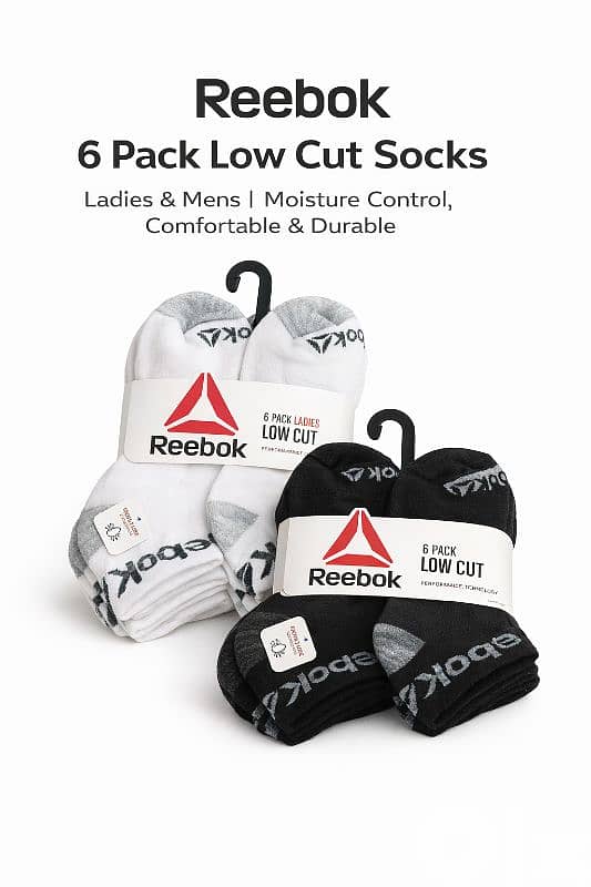 reebok low cut socks 0