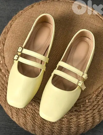 New Woman Fashion Square Toe Ballerina Flats