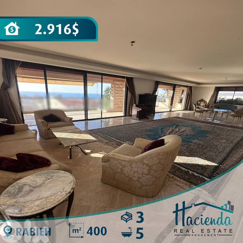 Apartment For Rent In Rabieh 0