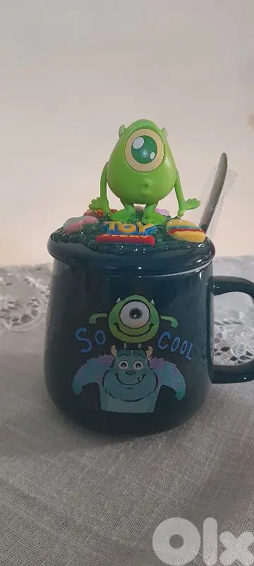 Mike wazowski 3d lid mug