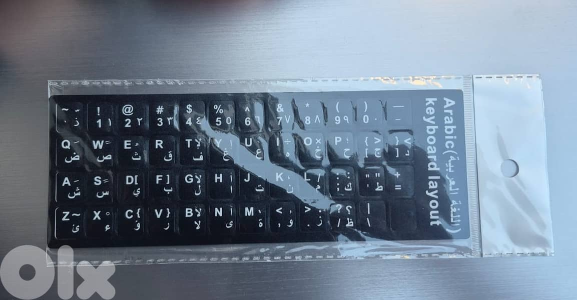 Arabic/English Keyboard Replacement Stickers. 0