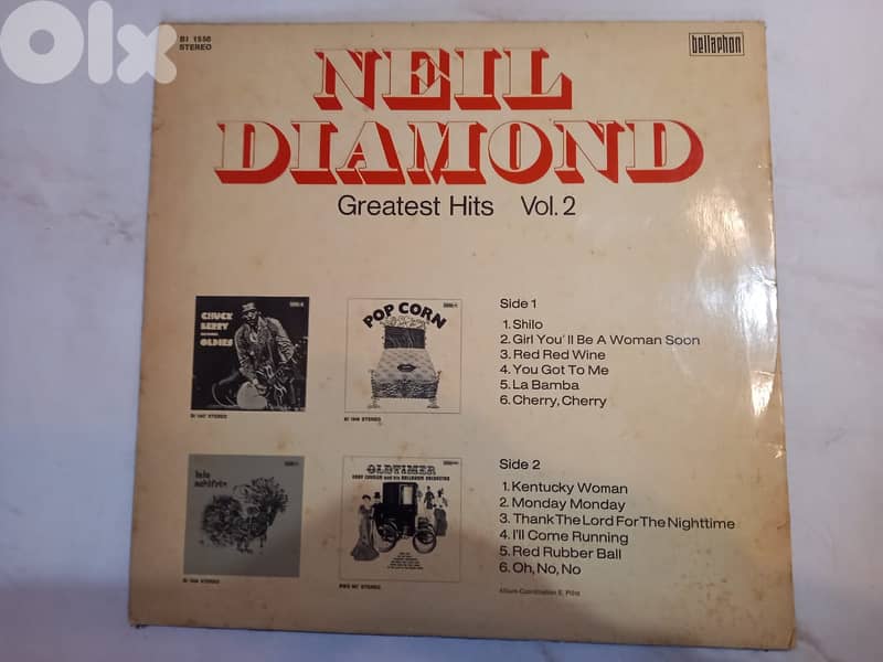 Neil Diamond – Greatest Hits Vol. 2	 Vinyl, LP 1