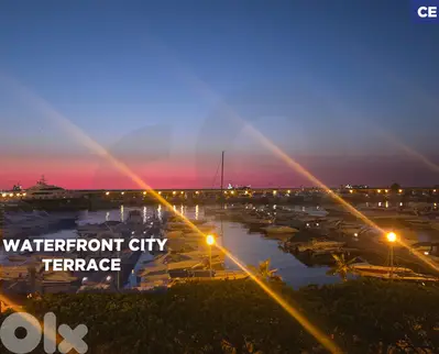 Waterfront City with terrace/Storage Room/Dbaye/ضبية/REF#CE133857 !