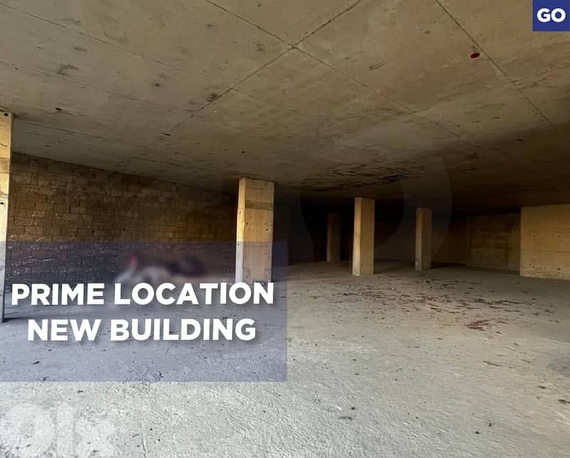 warehouse place of 600sqm located in Kfarhbab ghazir REF#GO127907 0