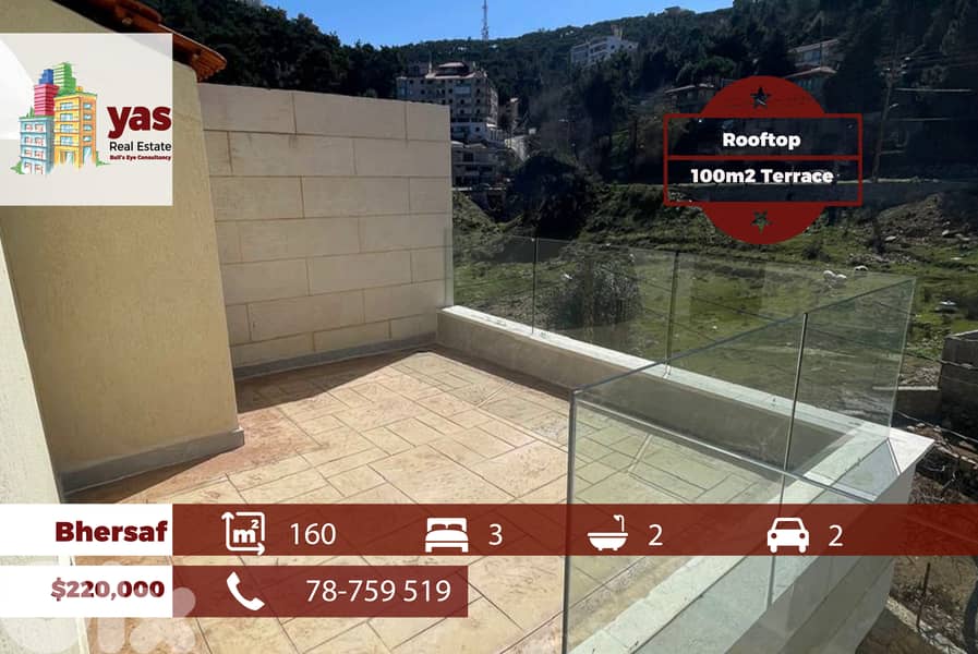 Bhersaf 160m2 | 100m2 Terrace | Rooftop | View | High End | TCH 0