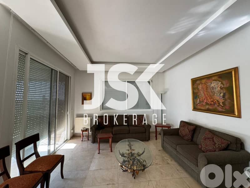 L20668 - Spacious Furnished Apartment For Rent in Mar Roukoz 0