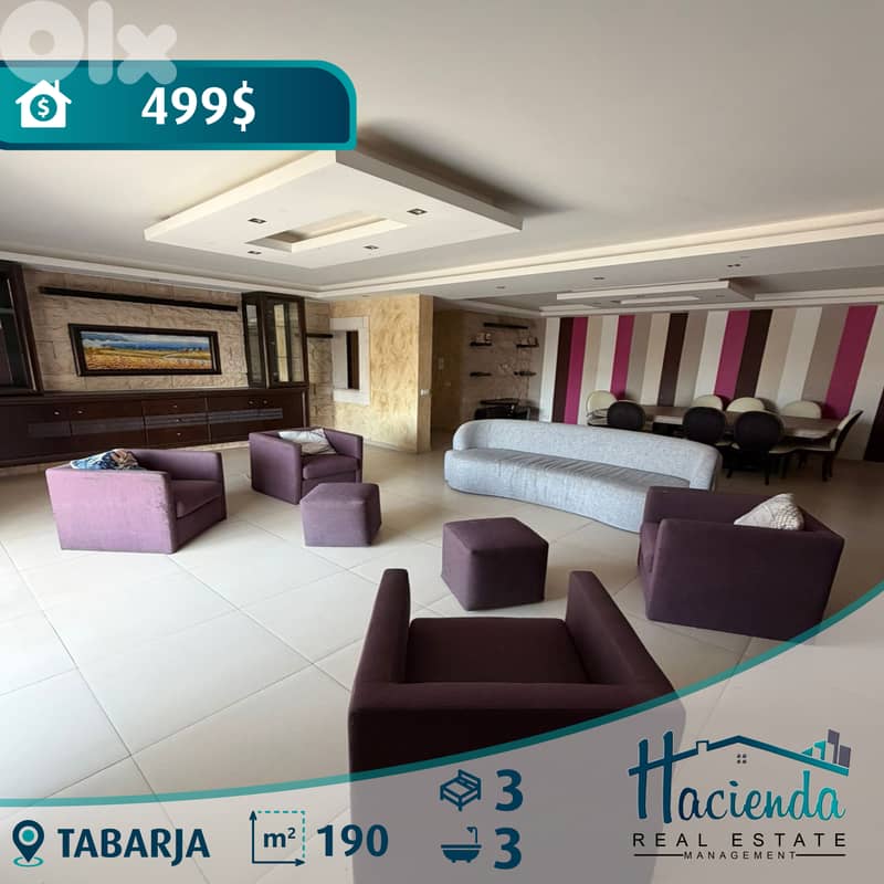 Apartment For Rent In Tabarja 0