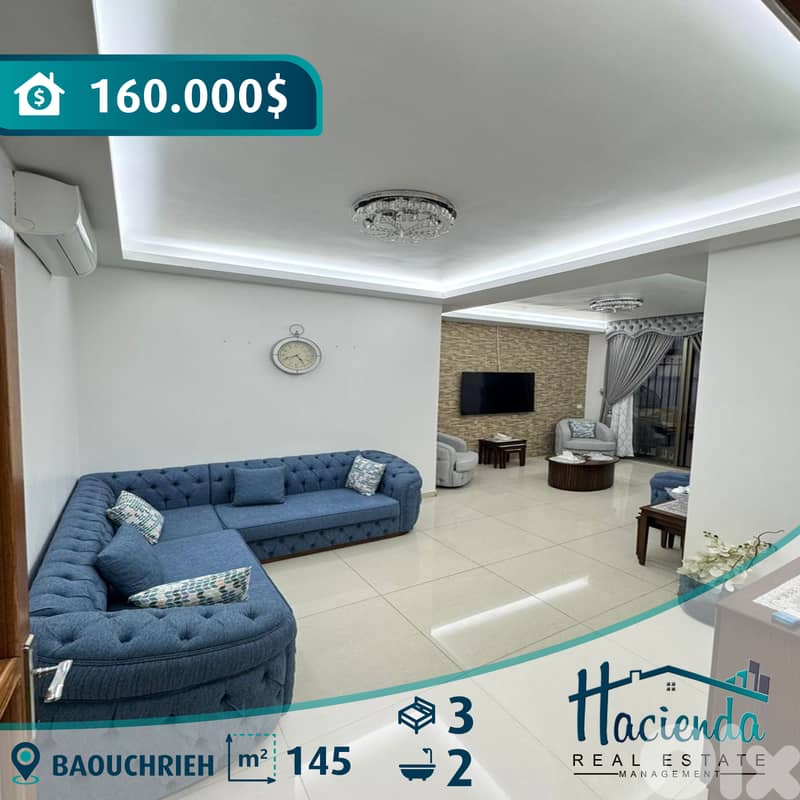 Apartment For Sale In Baouchrieh 0