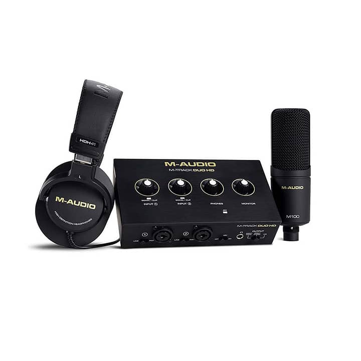 M-Audio M-Track Duo HD Producer Pack - USB-C Audio Interface 0