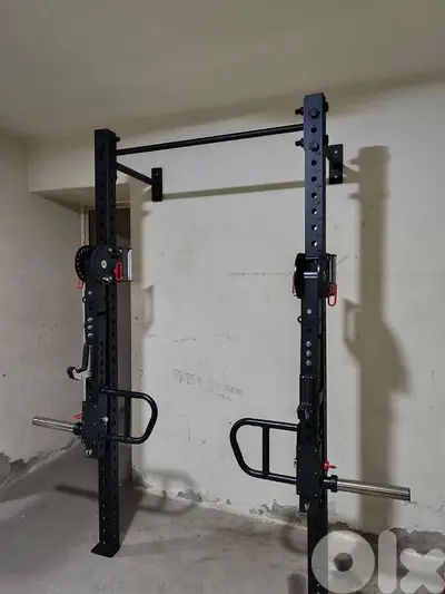 Squat Rack, Jammer Arms, Pull-up Bar, Jcups, belt squat hook
