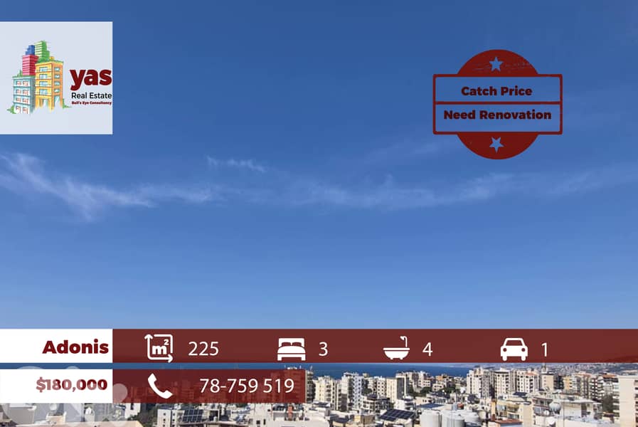 Adonis 225m2 | Open View | Need Renovation | Catch | MCH 0