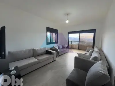 Furnished 2 bedroom apartment+open view 4sale in Aanaya - شقة في عنايا