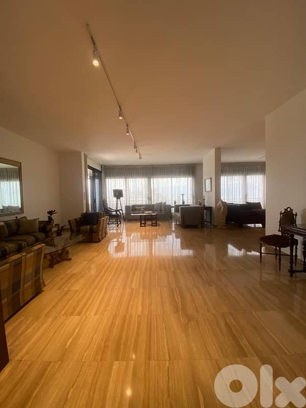 350 sqm fully furnished apartment for rent rabieh maten 0