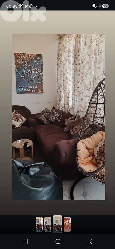 big couch and one seater 2