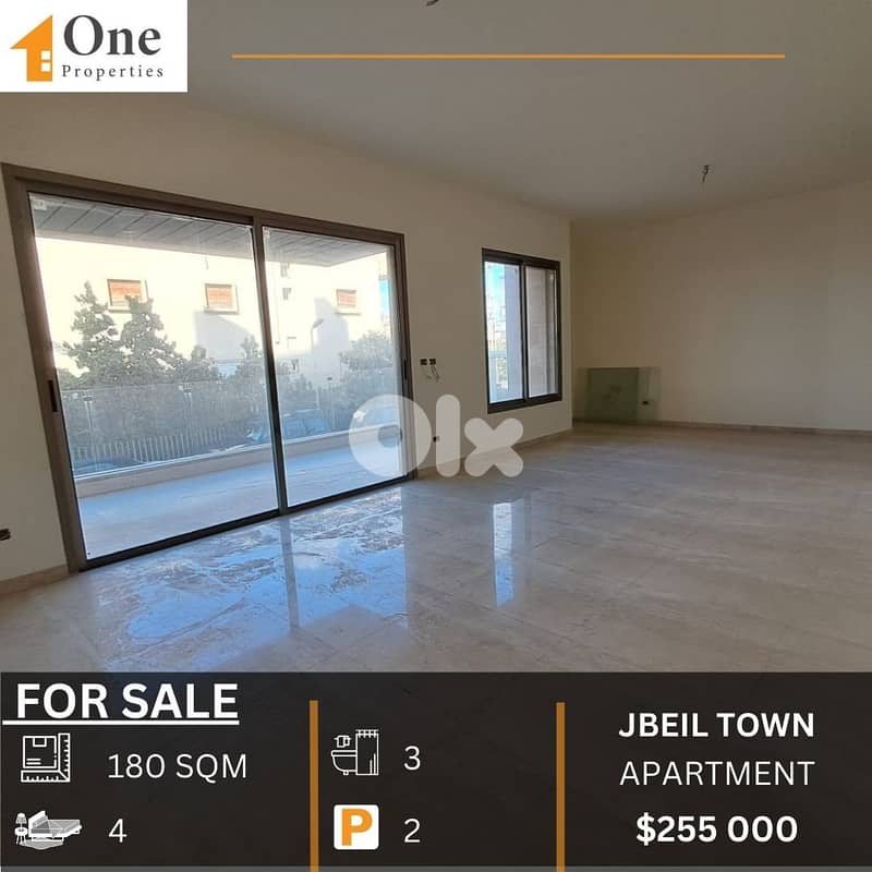 APARTMENT FOR SALE IN JBEIL TOWN 0