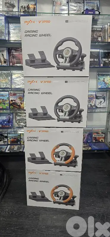 pxn v3 pro steering wheel for ps4 pc nintendo
