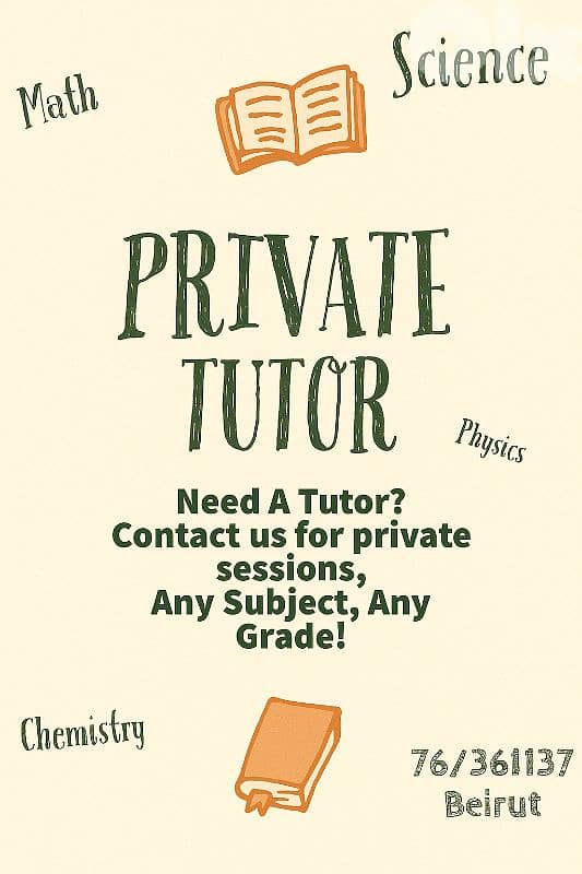 Leçons Particulières / Private Tutor (in person or online) 0