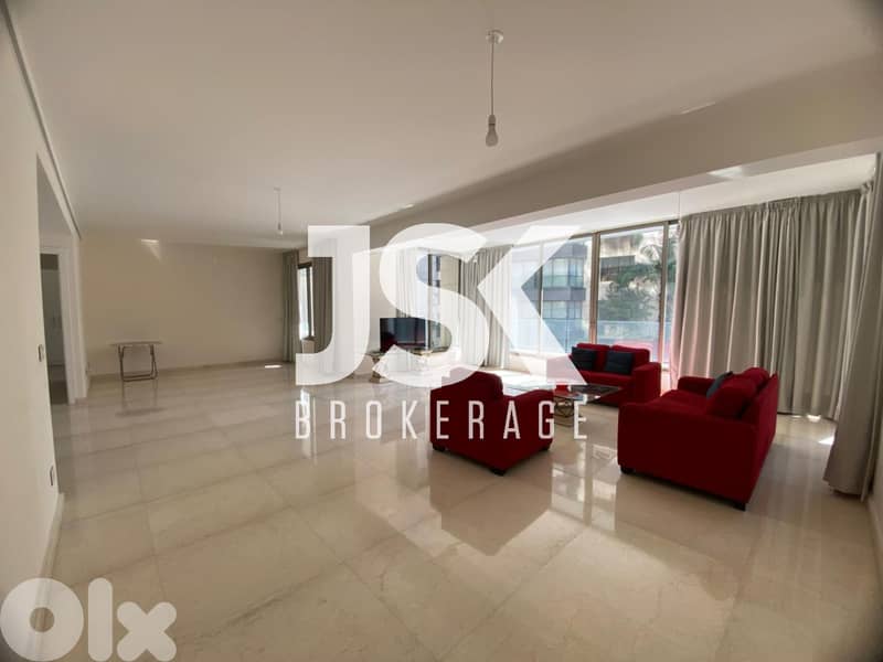 L20697 - Bright 3-Bedroom Apartment For Rent in Kontari, Ras Beirut 0