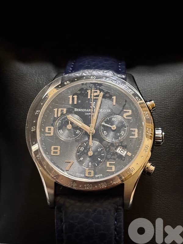 Bernhard H. Mayer Iris Chronograph – Deep Blue (Swiss Made) Bernard 1