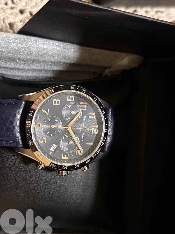 Bernhard H. Mayer Iris Chronograph – Deep Blue (Swiss Made) Bernard 8