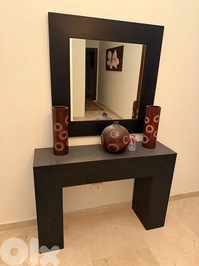 commode + Mirror + 3 accessories