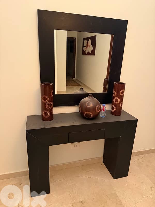 commode + Mirror + 3 accessories 0