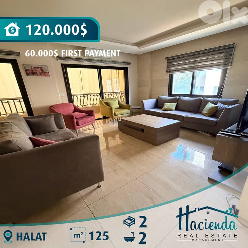 60.000$ First Payment! Apartment For Sale In Halat 0