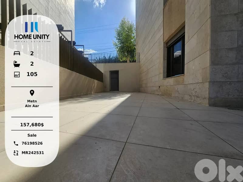 apartment for sale in Ain Aar, Metn 0