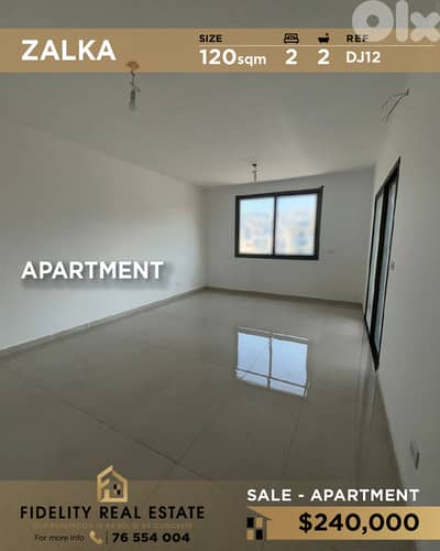 Apartment for sale in Zalka DJ12 شقة للبيع في زلقا