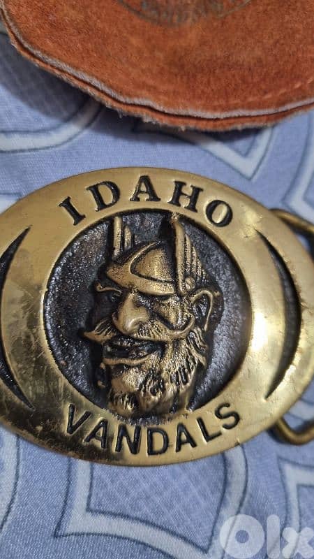 ​ Rare 1983 Collector’s Idaho Brass Belt Buckle – Limited Edition 0