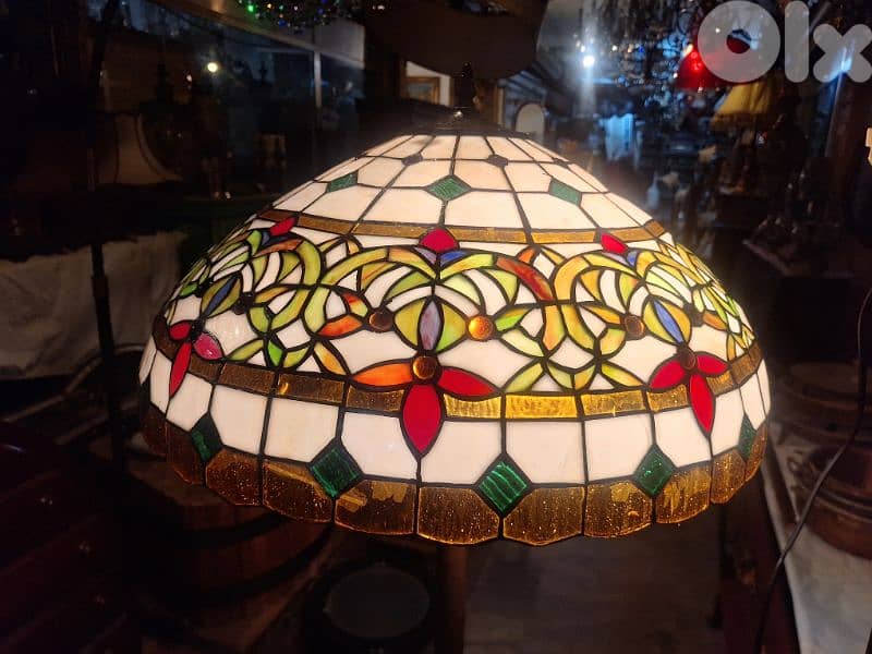 floor lamp Tiffany lamp Italy vintage handmade 1