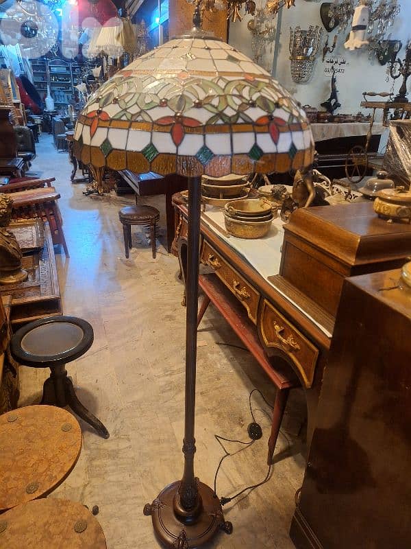 floor lamp Tiffany lamp Italy vintage handmade 3