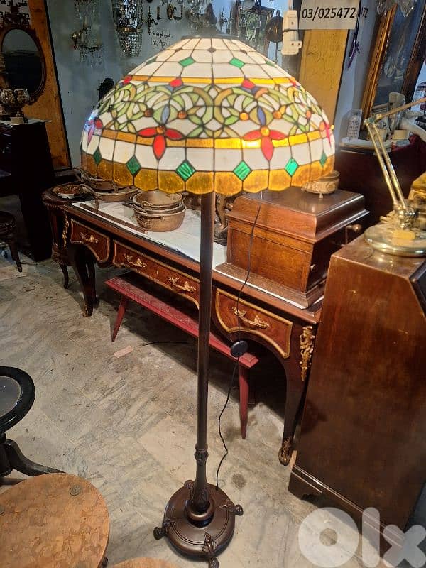 floor lamp Tiffany lamp Italy vintage handmade 4