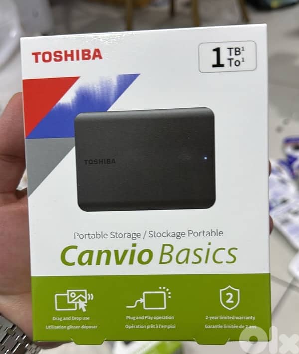 Toshiba canvio basics hard disk 1tb 0