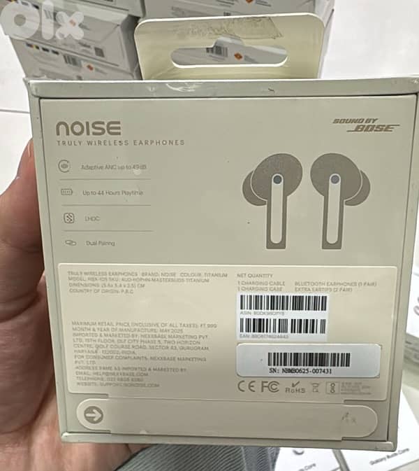 Bose Noise Master Buds Titanium 1