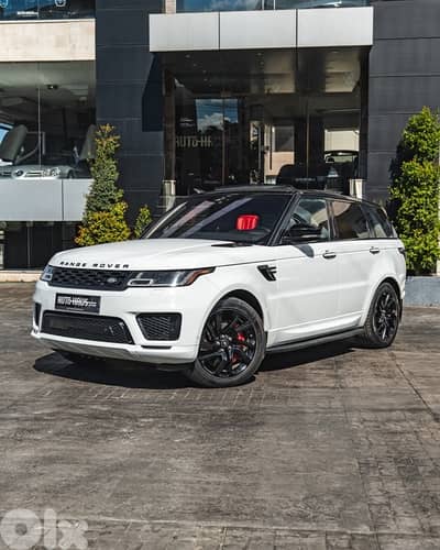 RANGE ROVER SPORT V6 AUTOBIOGRAPHY - WHITE ON RED ( CLEAN CARFAX )