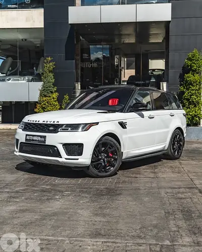 RANGE ROVER SPORT V6 AUTOBIOGRAPHY - WHITE ON RED ( CLEAN CARFAX )