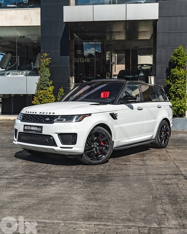 RANGE ROVER SPORT V6 AUTOBIOGRAPHY - WHITE ON RED ( CLEAN CARFAX ) 0