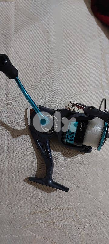 Used Carbon Fishing Rod 300 cm+Fishing reel 7000+string :WA 03668674 3