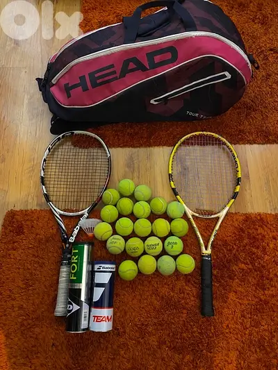 Tennis Set – 2 Rackets,Balls – Ready to Play