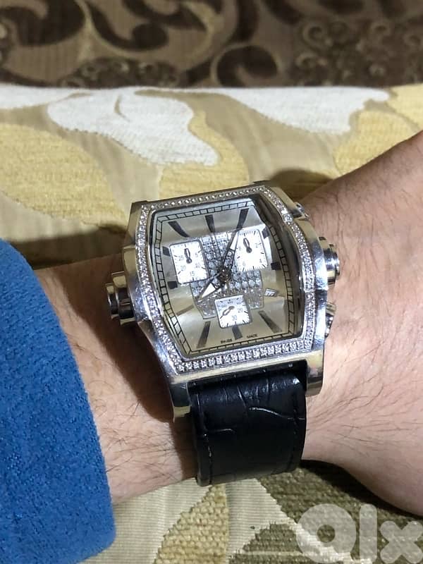 KOLBER GENEVE SWISS MADE SWITZERLAND CHORONO ETA 45MM WORKING FINE 0
