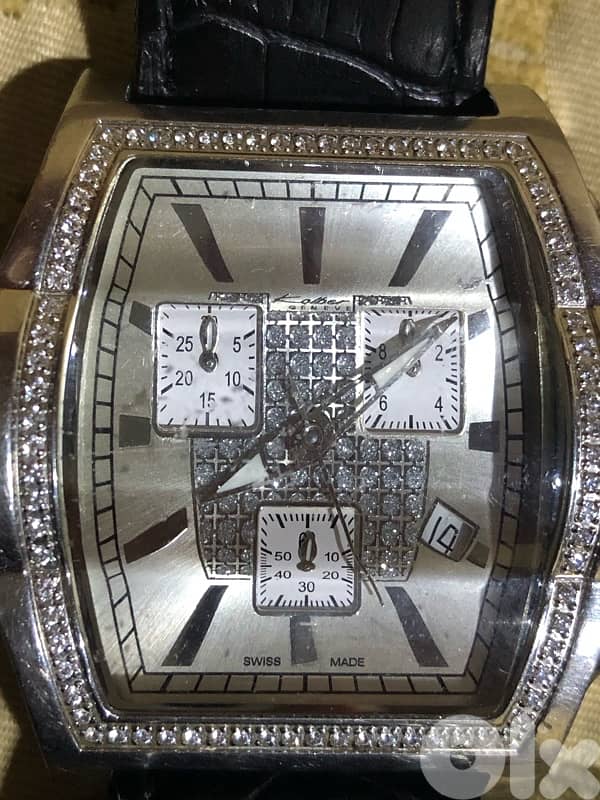 KOLBER GENEVE SWISS MADE SWITZERLAND CHORONO ETA 45MM WORKING FINE 3