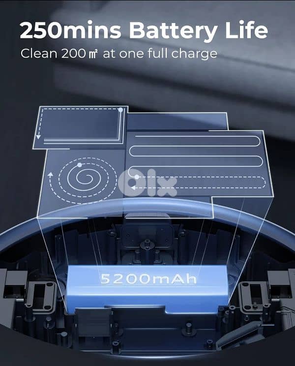 Laresar L6 Nex Vacuum Robot,3L , 3500Pa Suction Power(original). 10