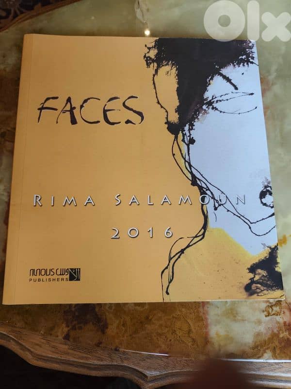 rima salamoun,faces 2016,art book,never used before 0