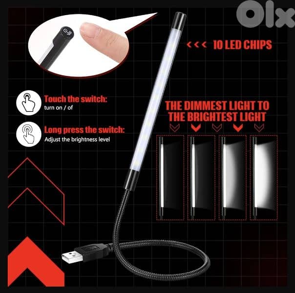 MAXTRO TOUCH LIGHT USB Rotatable. /4$delivery 0